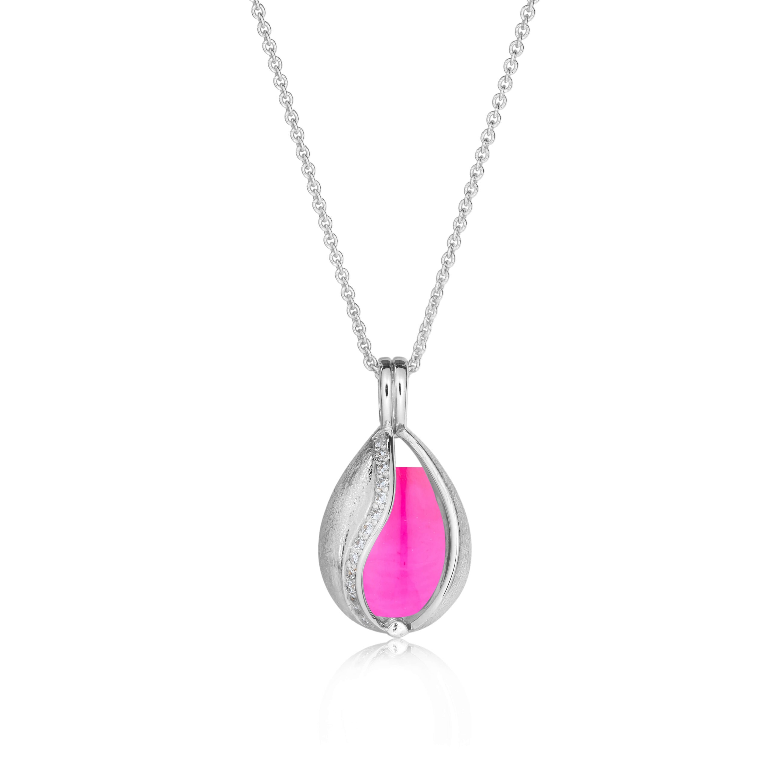 Smykke æg Med Pink Onyx