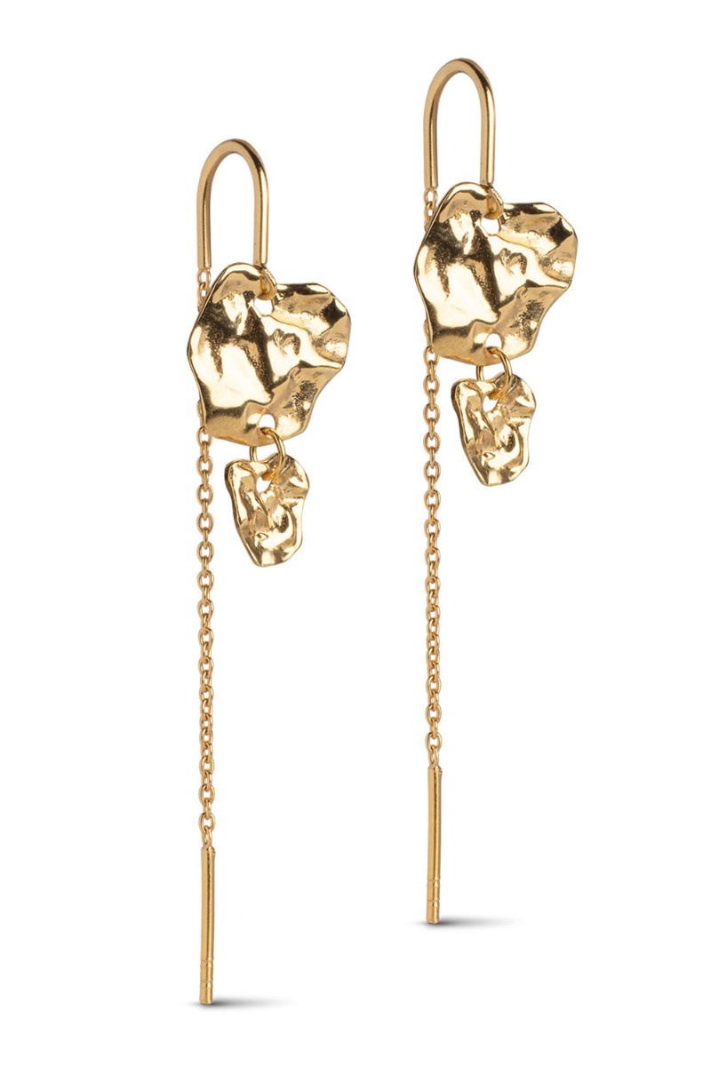 Enamel - øreringe - Earring Kim - Gold