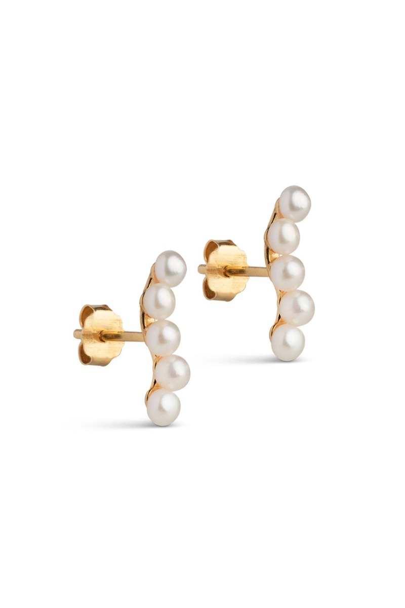 ?ø Enamel - øreringe - Stud Evie - Pearls