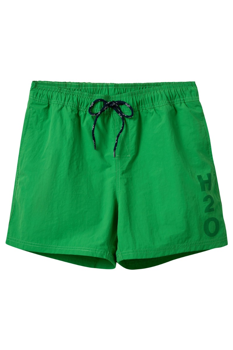 H2o - Shorts - Leisure Logo Swim Shorts - Grass Green