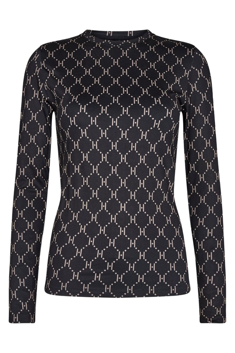 Hype The Detail - Bluse - Printed Blouse - Blackbeige
