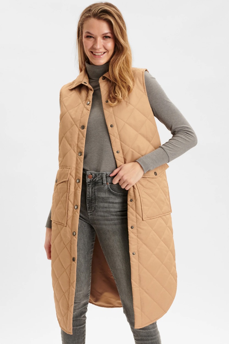 N?mph - Vest - Nucarter Waistcoat - Tannin Obs Live 1-3 Hverdages Levering