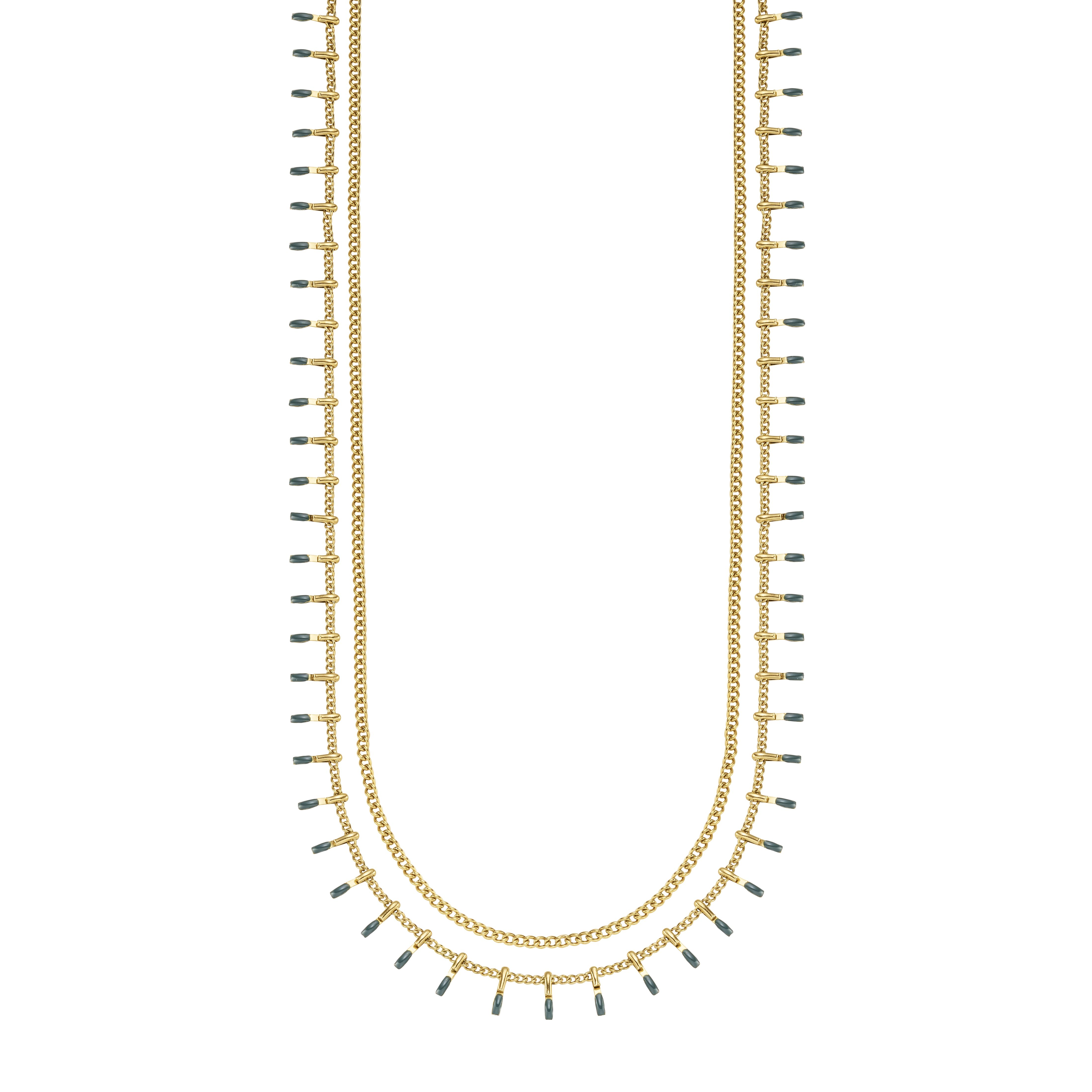 Arhms Stål Collier Emalje Pinde Forg 9108251