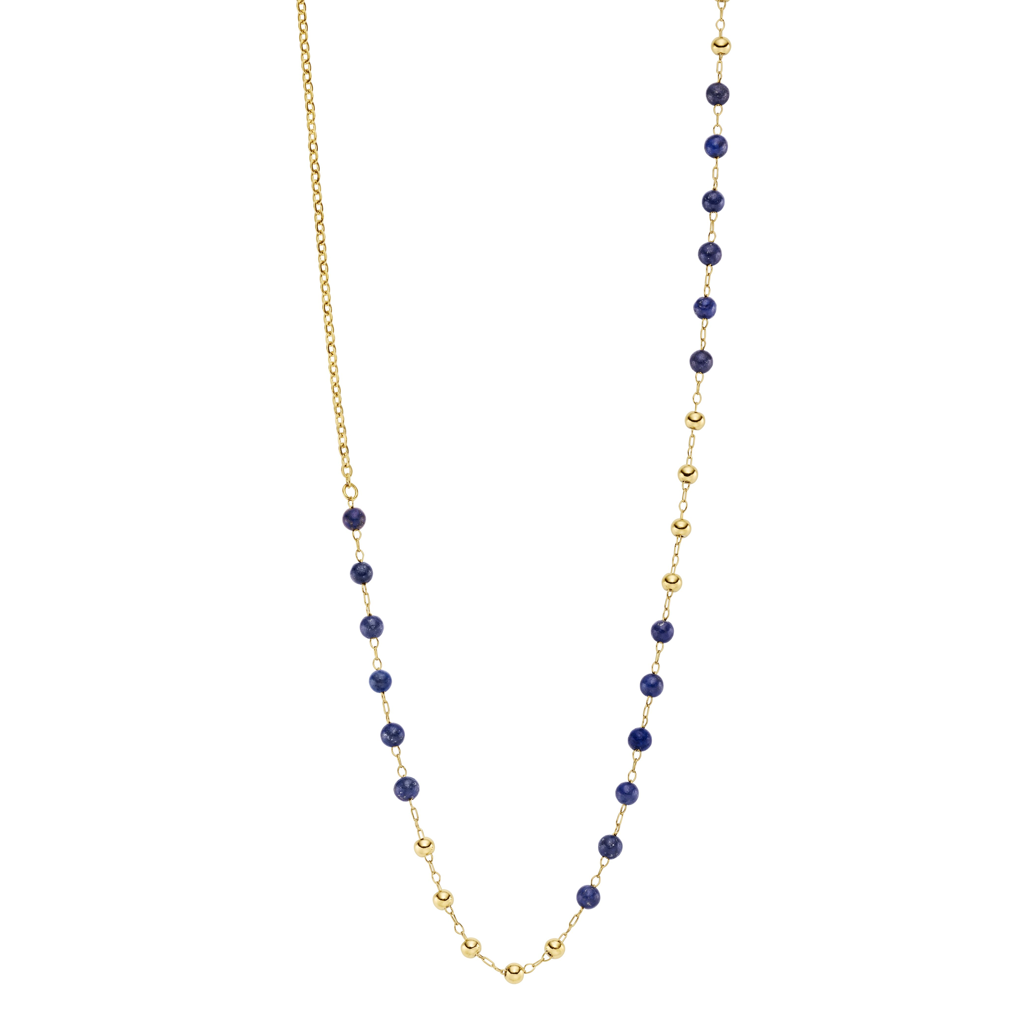 Arhms Stål Collier Blå Sten Forg 9110437c