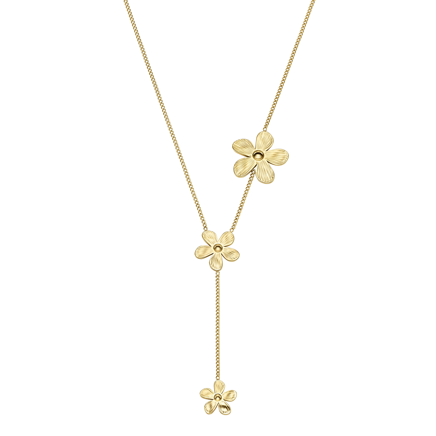 Arhms Stål Collier Blomst Forg 9113872