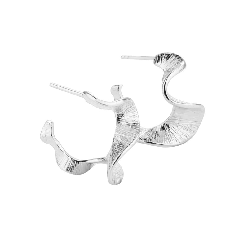 Rhumba Medium Hoop Silver