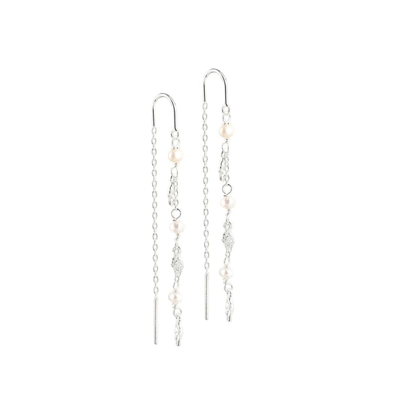 Milena Pearl Earthread  Silver