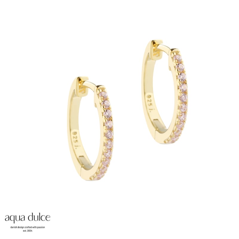 Rose Raya Medium Hoop Golden