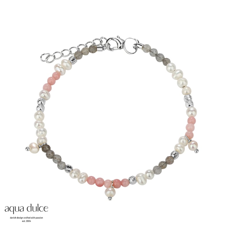 Opal Love Bracelet Silver