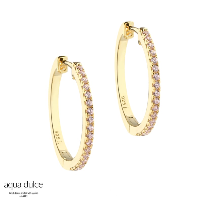 Rose Raya Large Hoop Golden