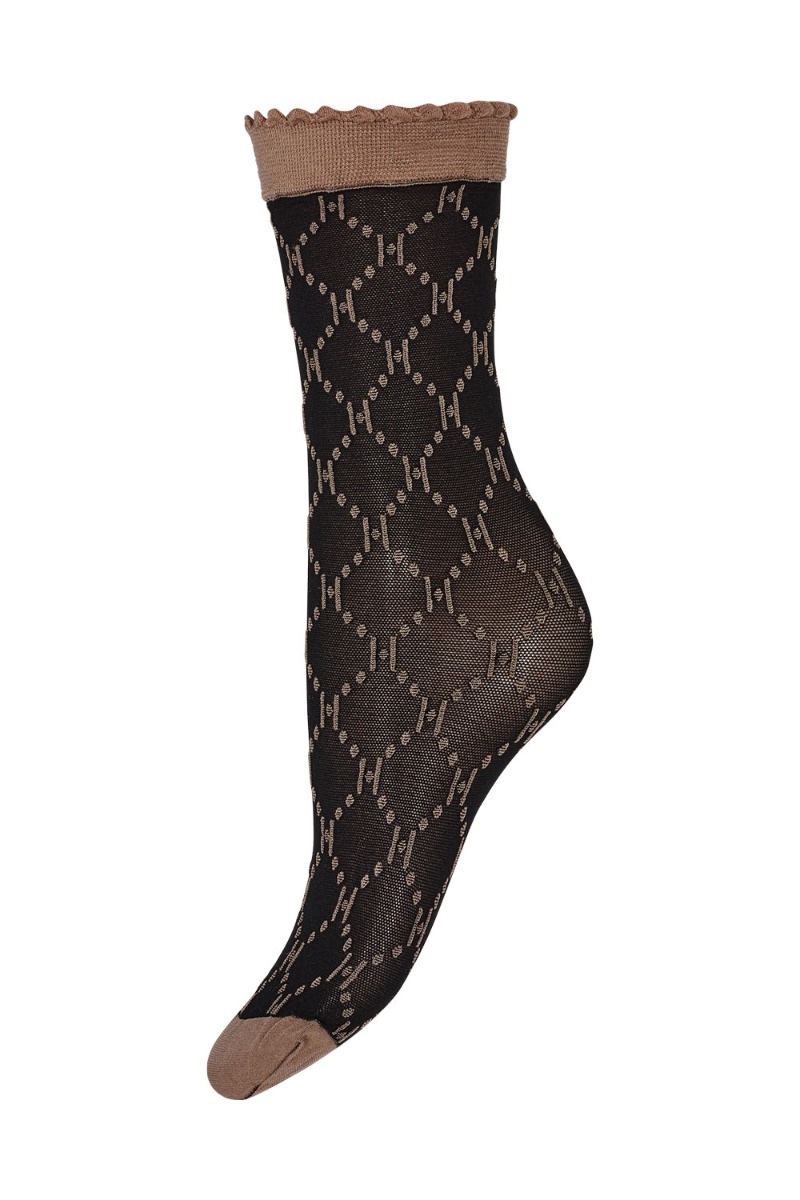 Hype The Detail - Strømper - Socks Logo 25app - Brown