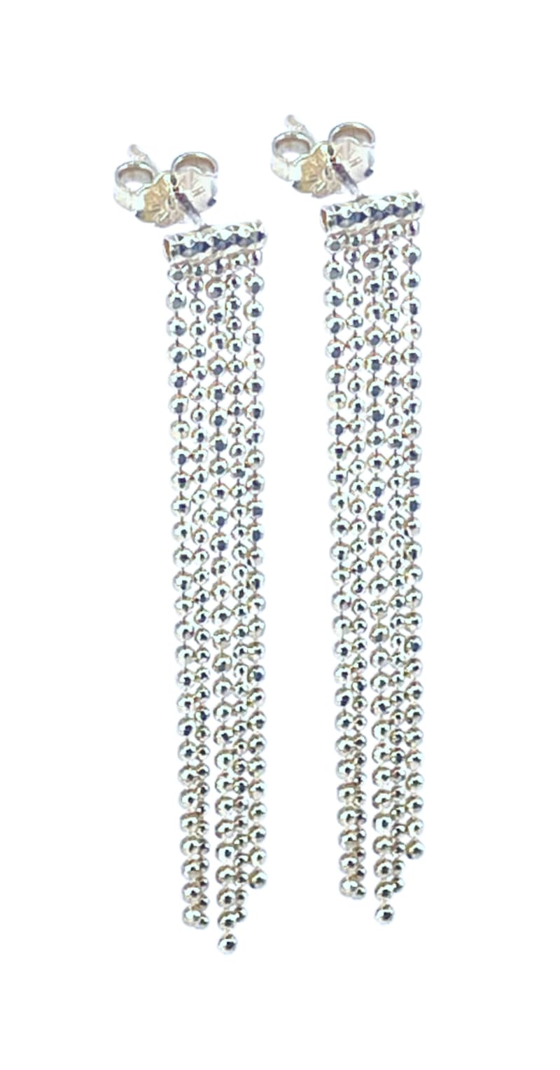 Dot Love Earstud  Silver