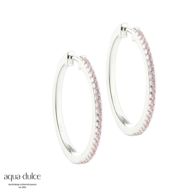 Rose Raya X Large Hoop Silver