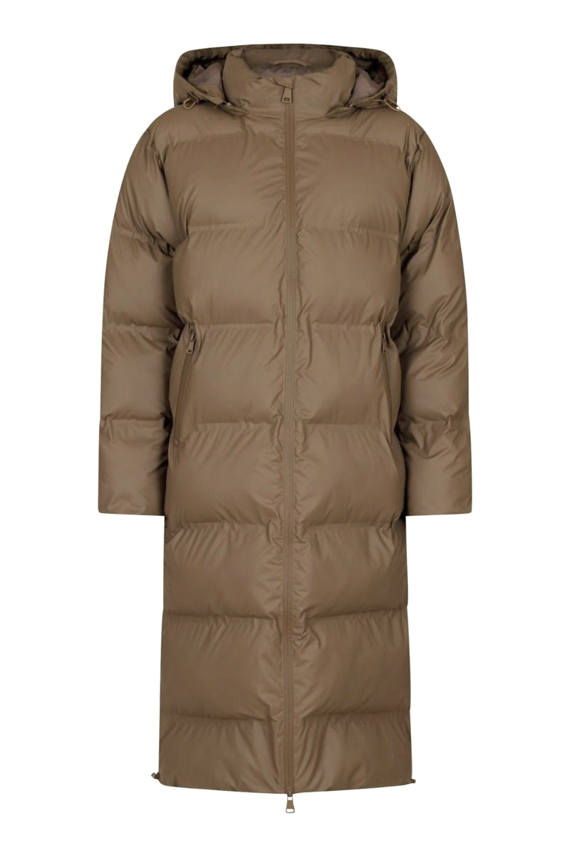 Neo Noir - Jakke - Viviana C Puffer Jacket - Dark Taupe Levering Slut September