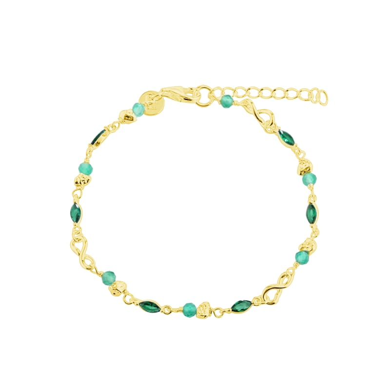 Green Garden Bracelet Golden