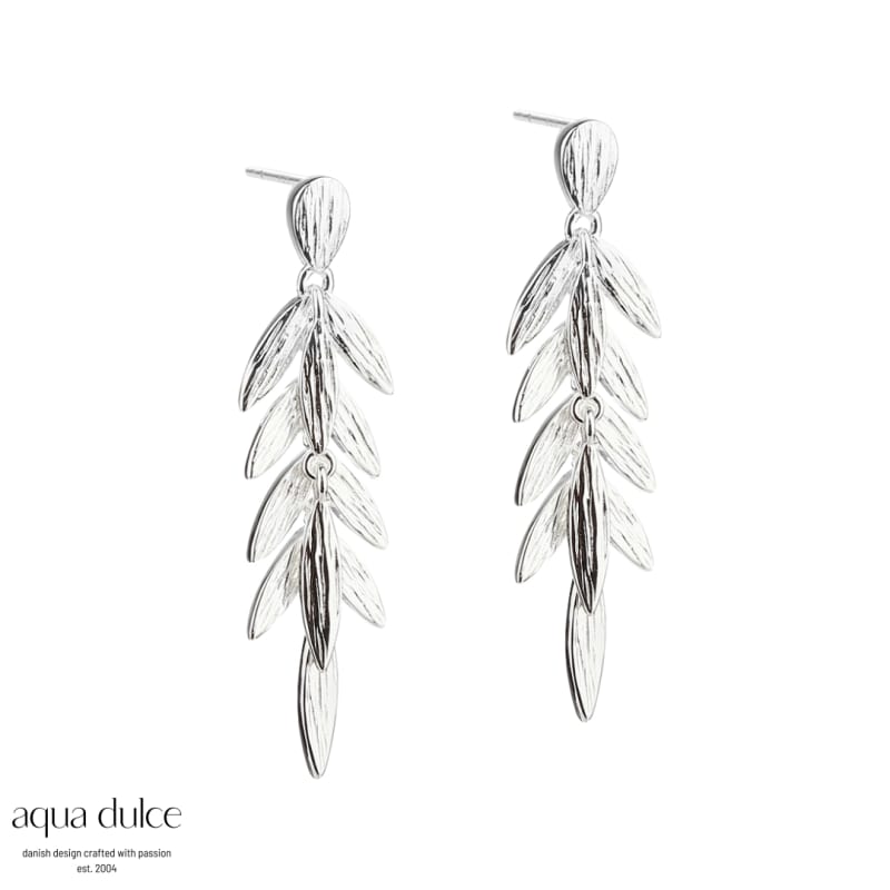 Debbie Leaf Earstud Silver