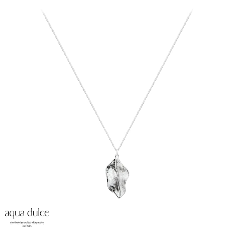Cherry Leaf Chain  Silver