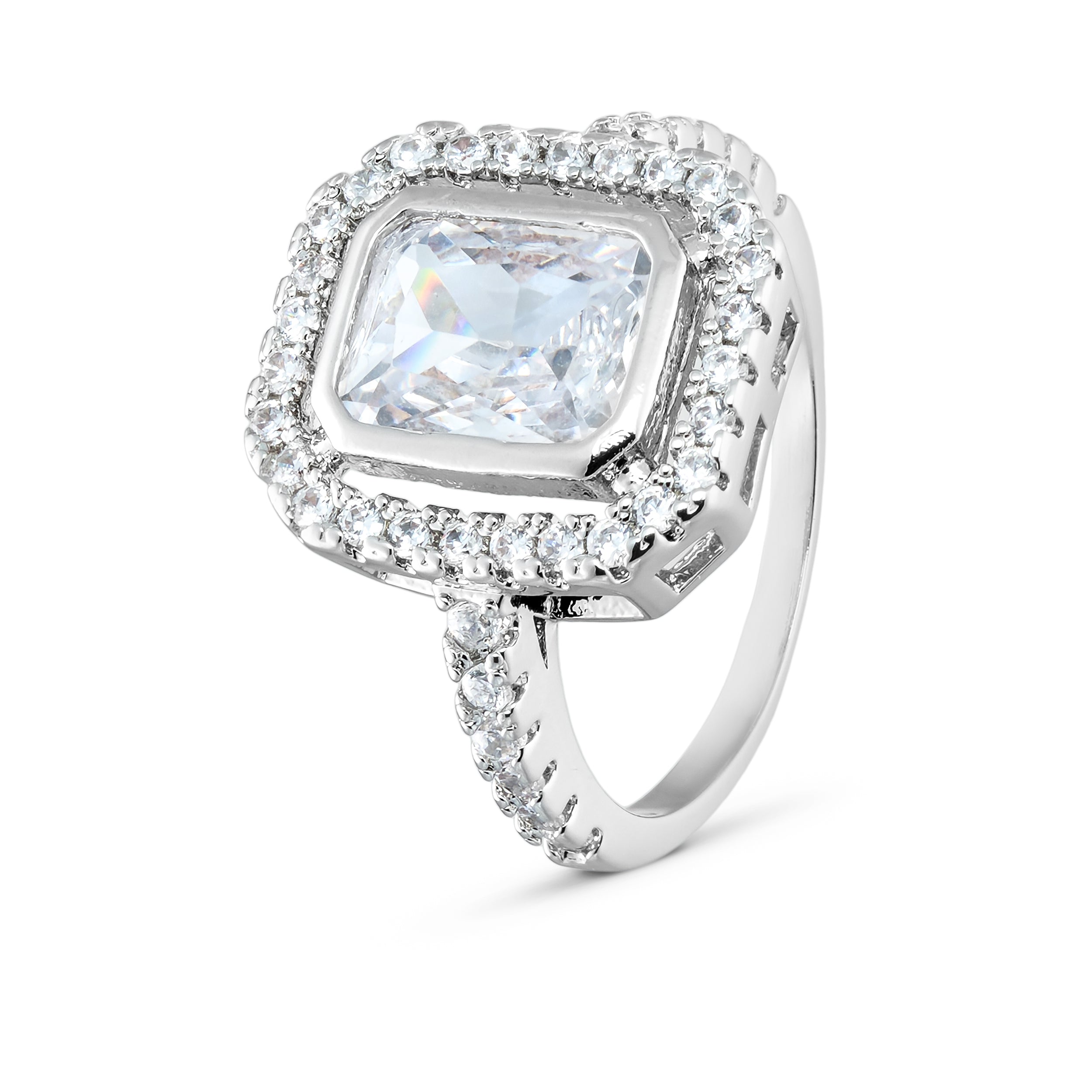 Annebrauner Square Princess Ring - 47