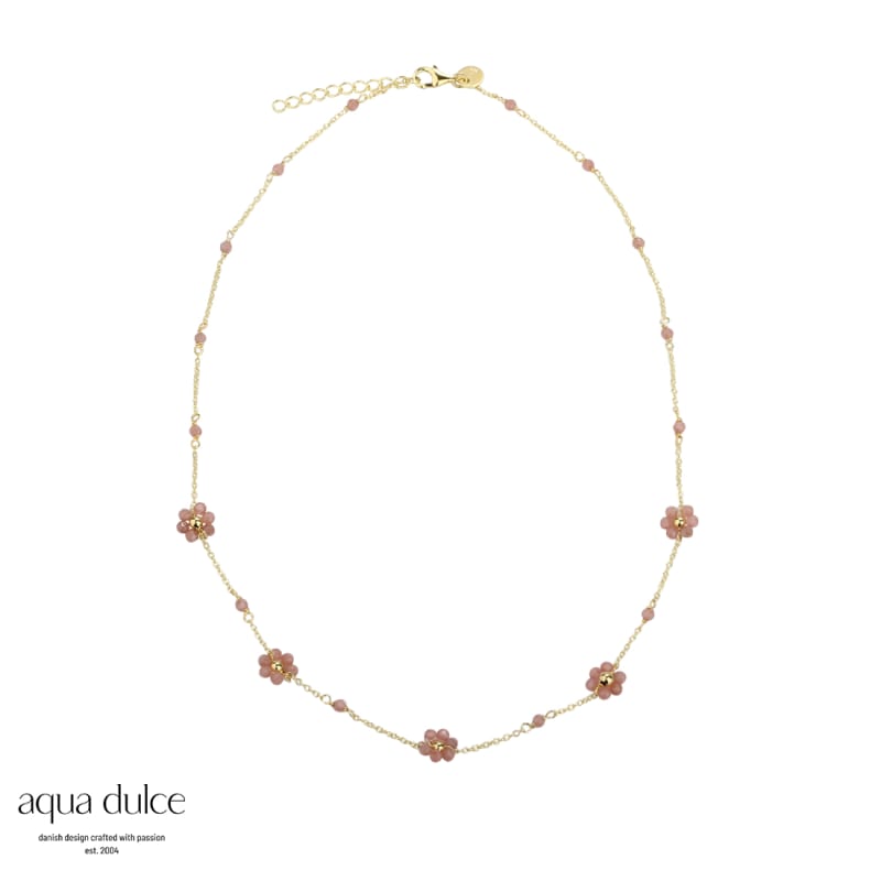 Daisy Rose Necklace Golden
