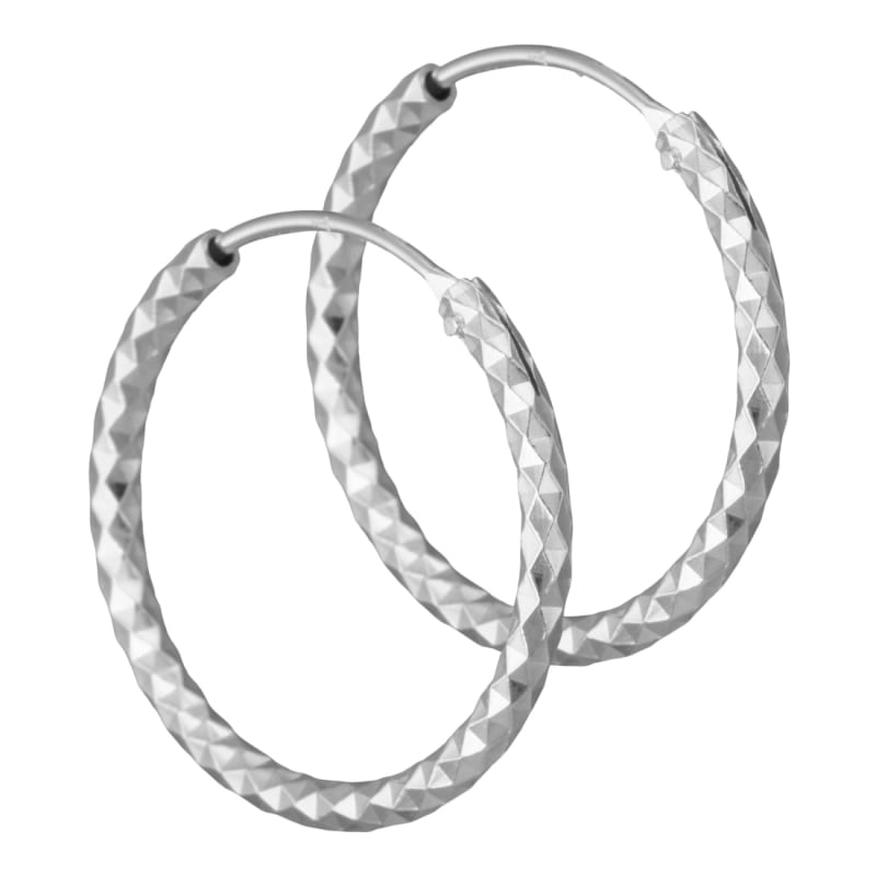 Dawn Hoops Silver