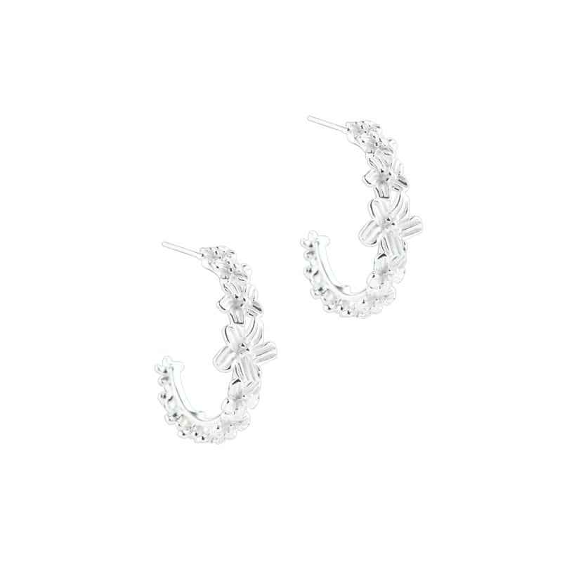 Jasmin Big Hoop  Silver