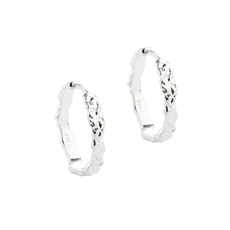 New Mila Hoop   20 Mm Silver