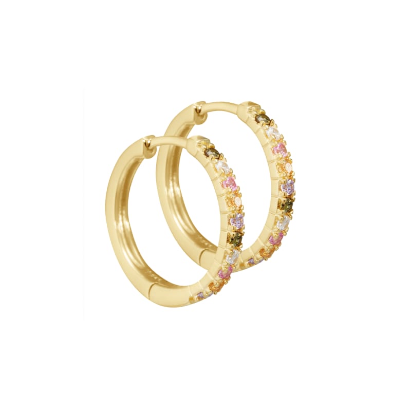 Elina Pastel Hoop Golden