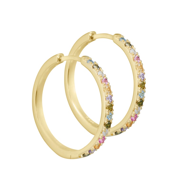 Elina Pastel Hoop  Golden