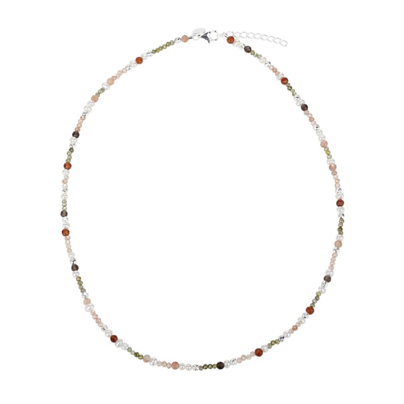 Olive Garden Necklace  Silver