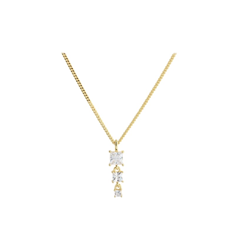 Edge Necklace Golden
