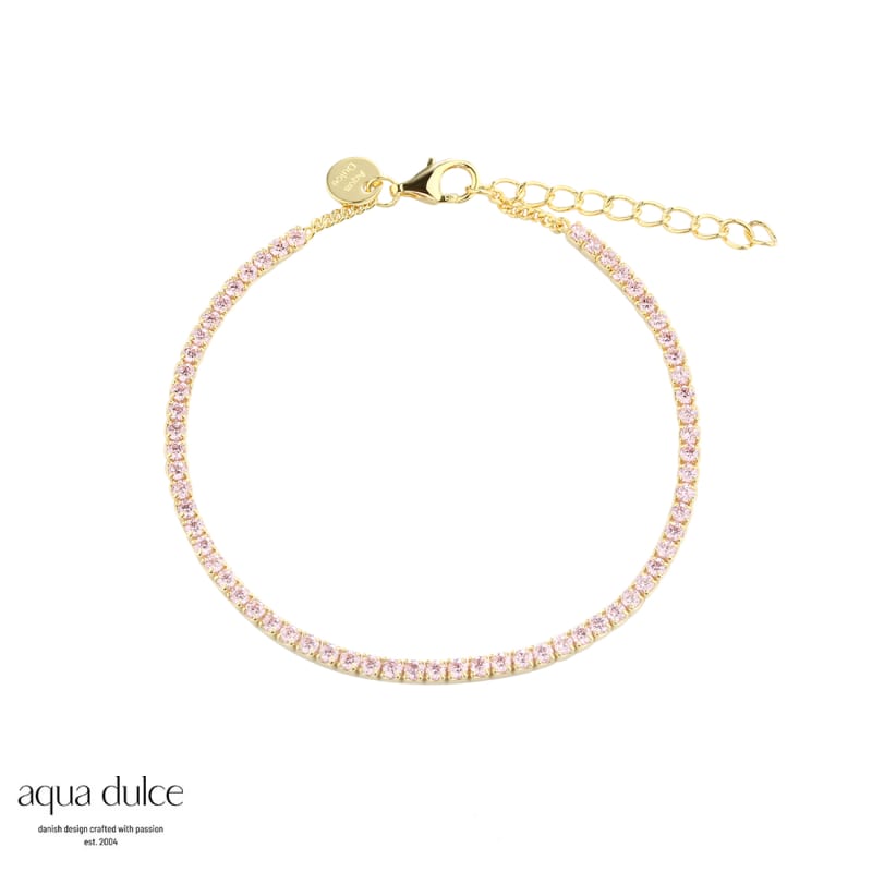 Rose Dagny Tennis Bracelet Golden