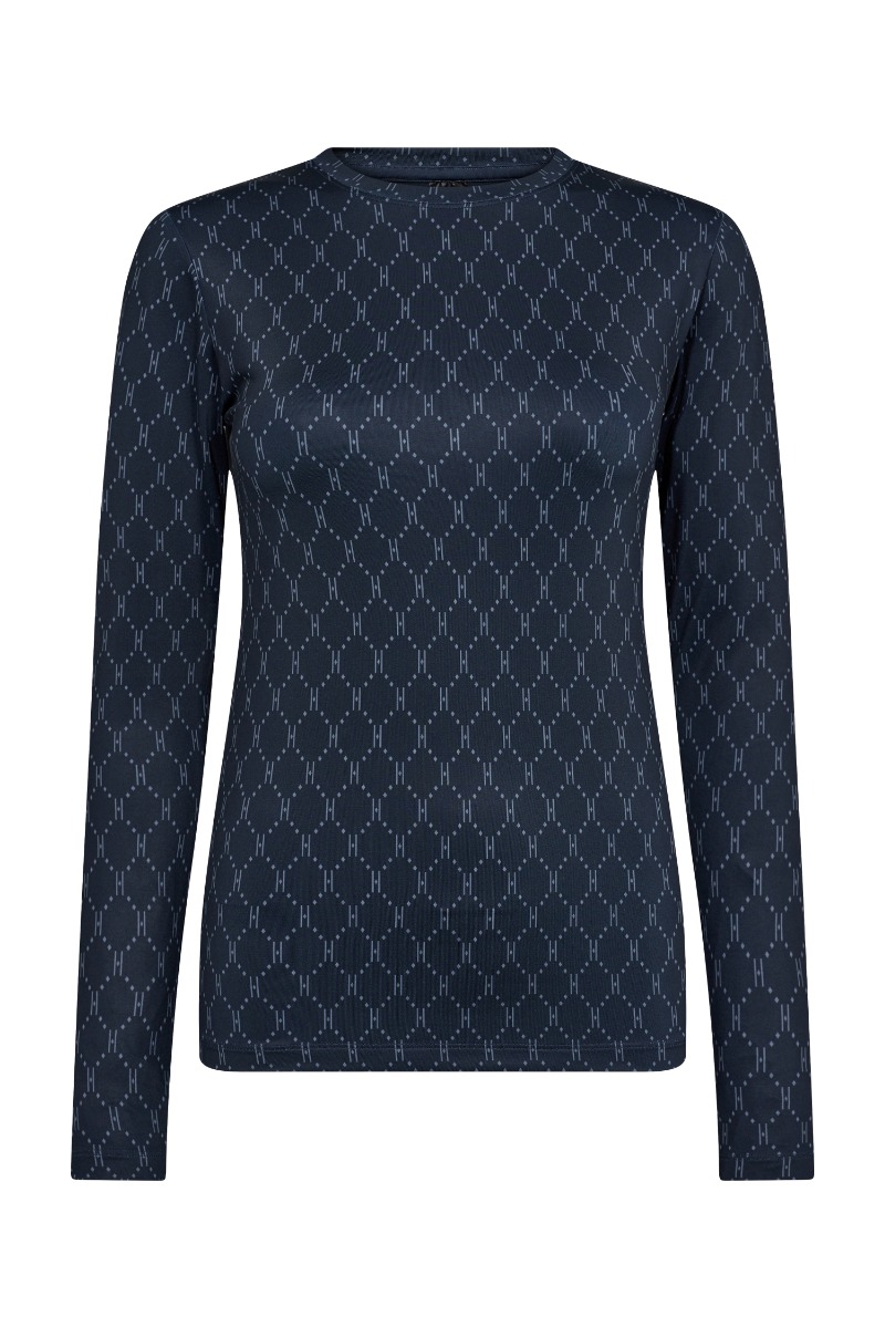 Hype The Detail - Bluse - Printed Blouse - Navy