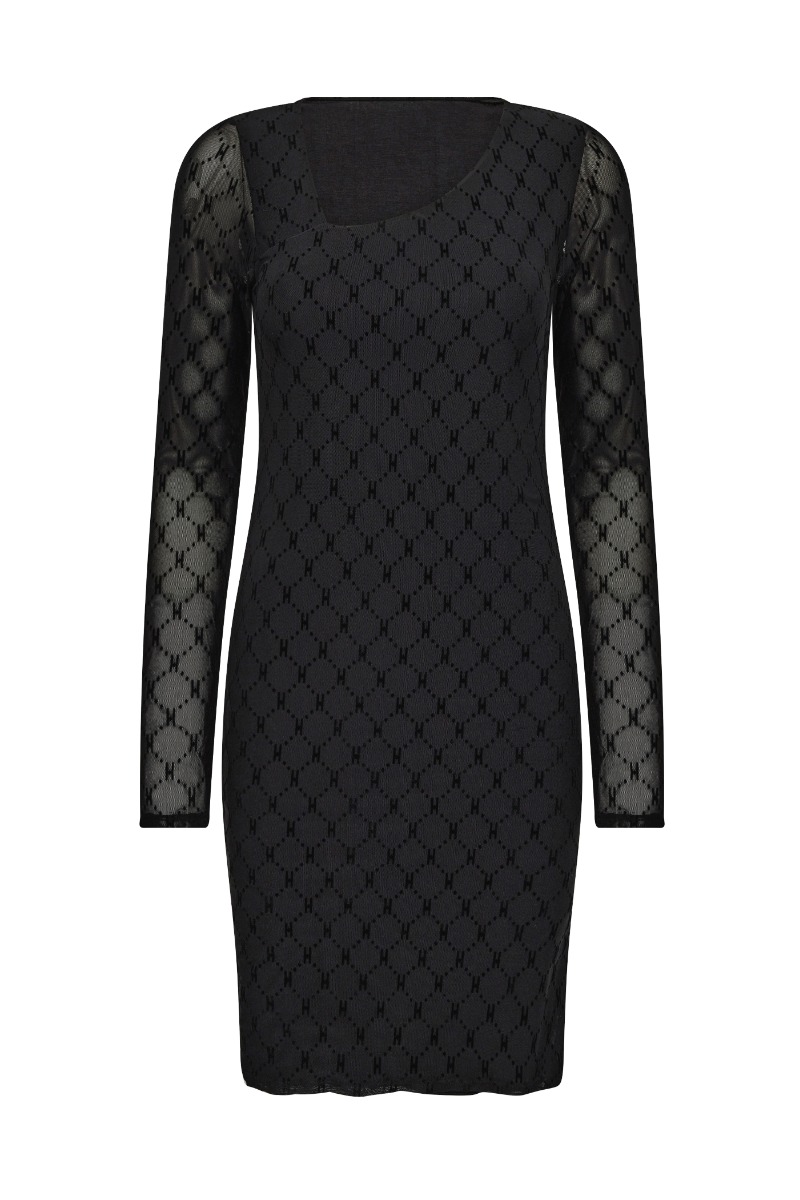 Hype The Detail - Kjole - Mesh Dress - Sort