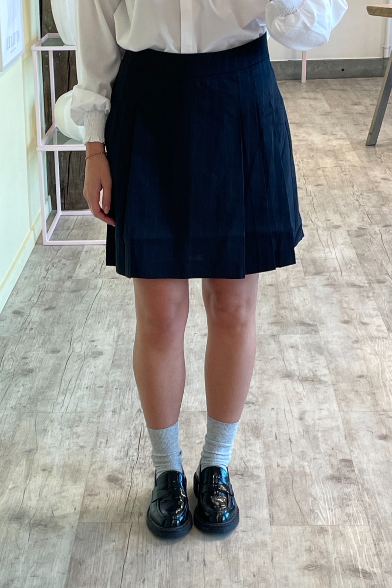 Ichi - Nederdel - Ih Fialo Sk - Navy Pinstripe