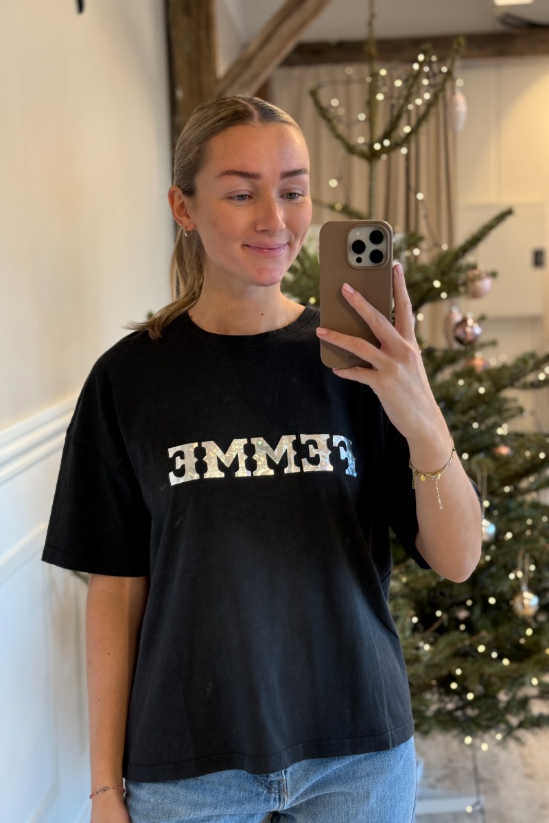 Ichi - T-shirt - Ih Moey Ss - Black