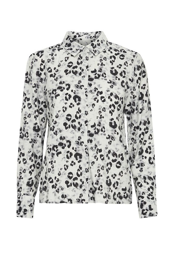 Ichi - Bluse - Ih Valor Sh - Sleet Leo Aop