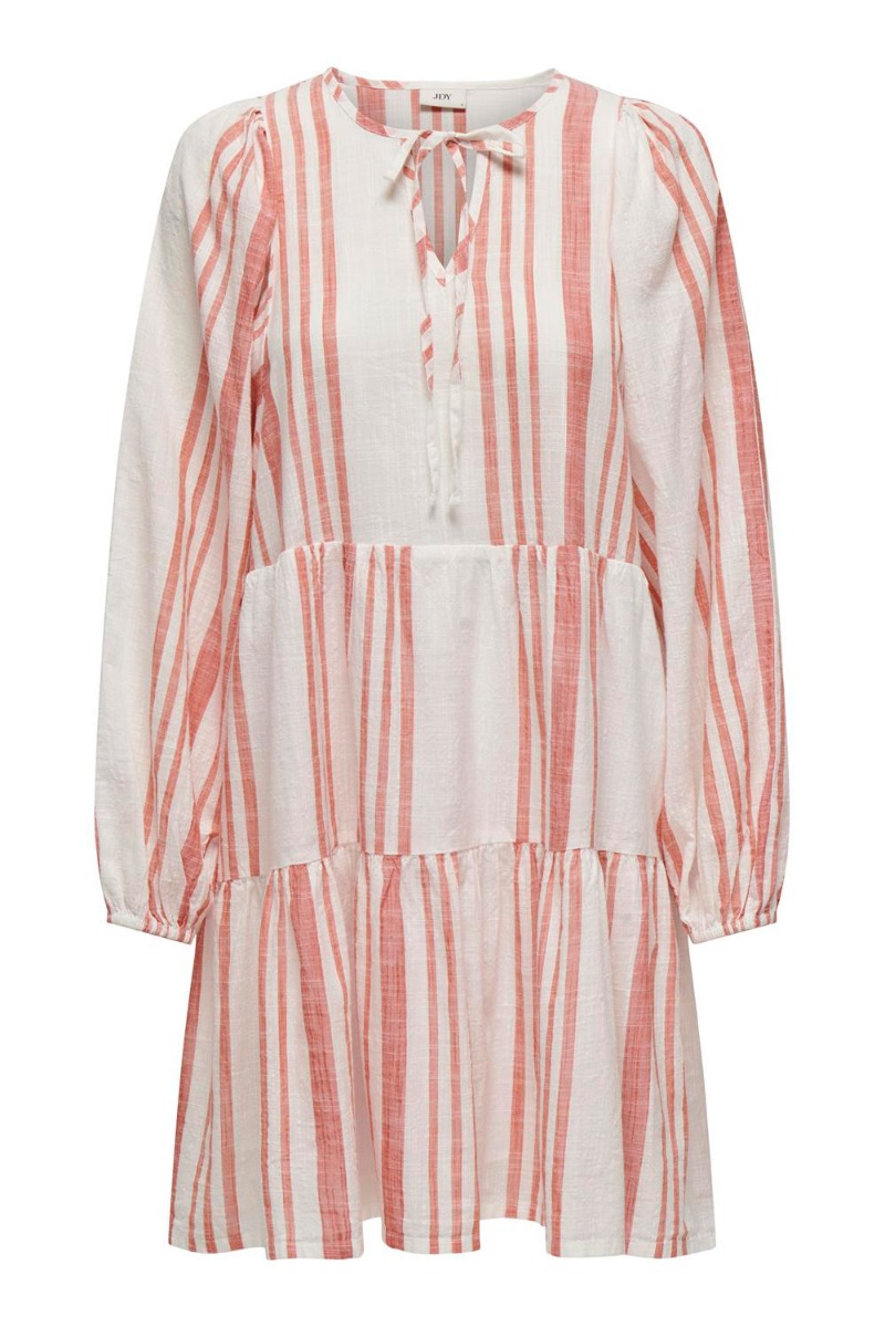 Jdy - Kjole - Jdy Dorthea Ls Dress W- Eggnogshell Pink