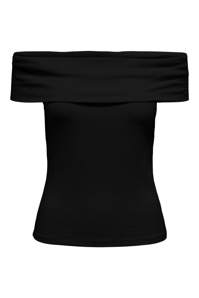 Jdy - Top - Fransiska Ss Offshoulder Top - Black
