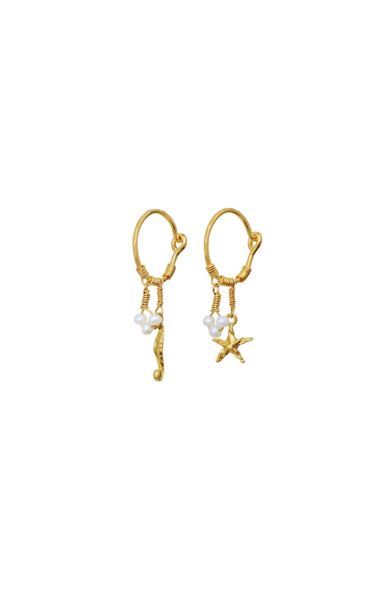 Maanesten - øreringe - Momi Earrings - Guld