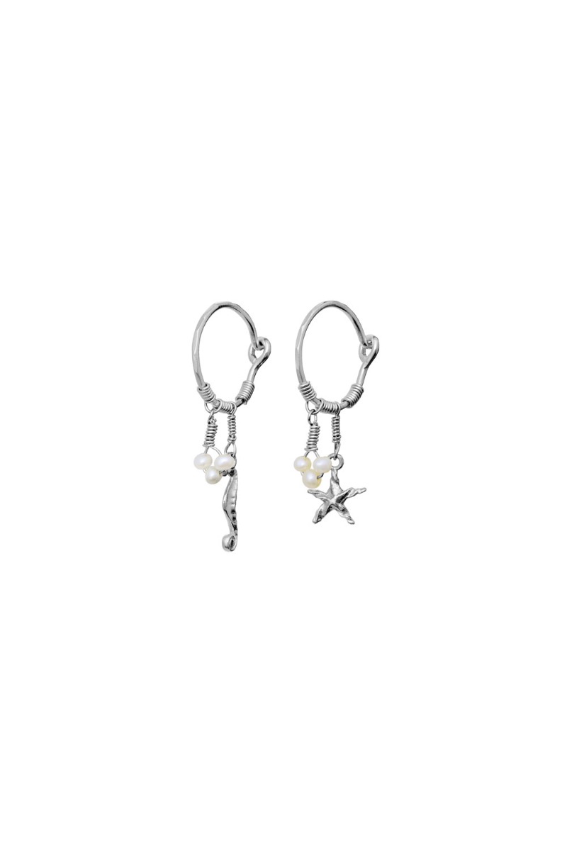 Maanesten - øreringe - Momi Earrings - Sølv