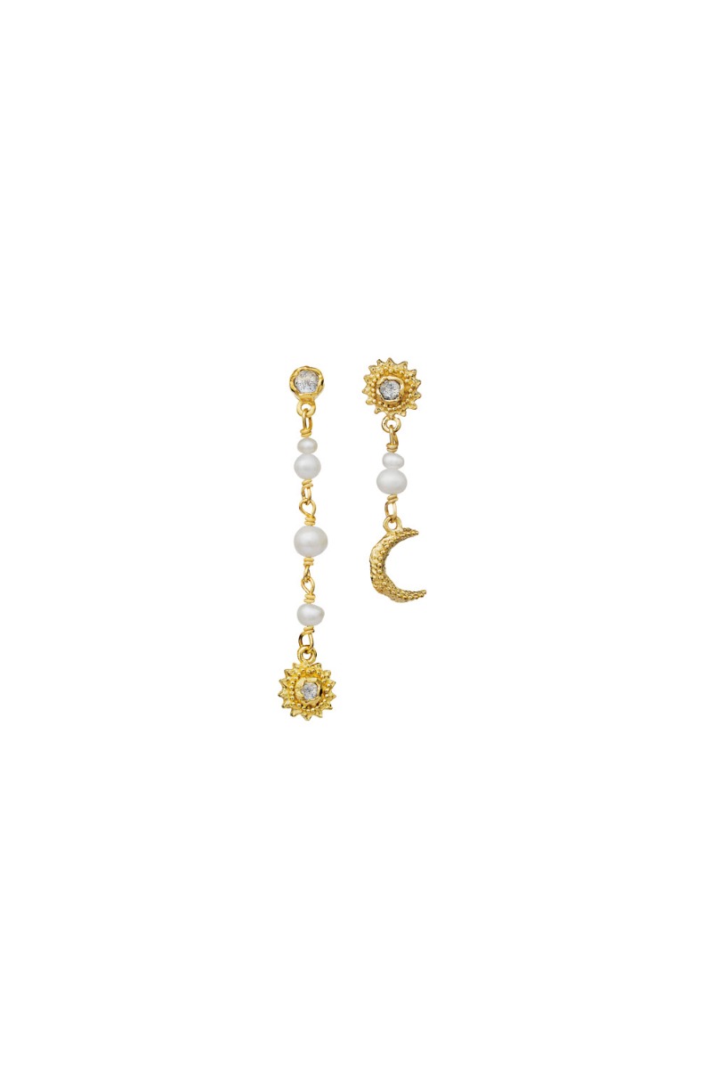Maanesten - øreringe - Sunniva Earrings - Guld