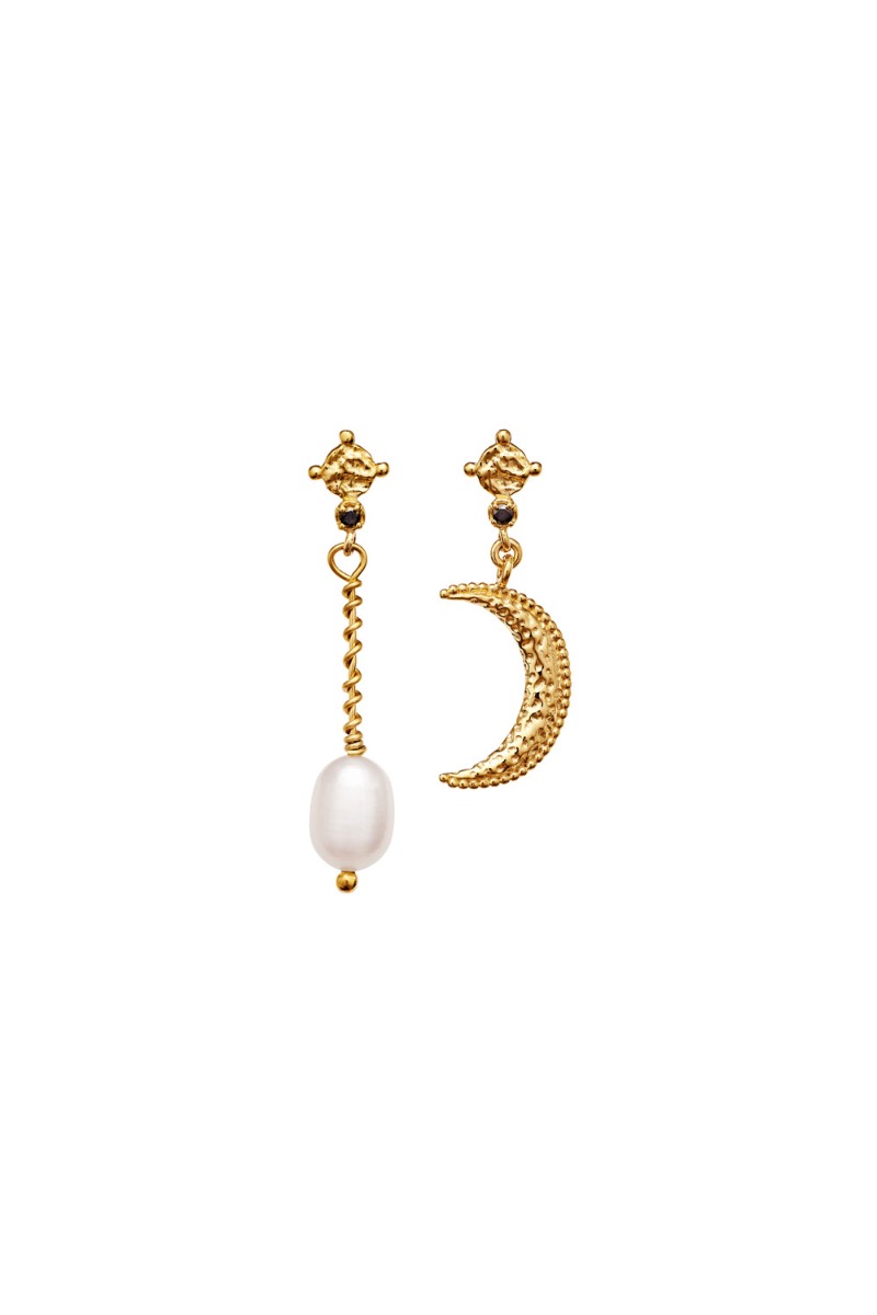 Maanesten - øreringe - Nyla Earrings - Guld