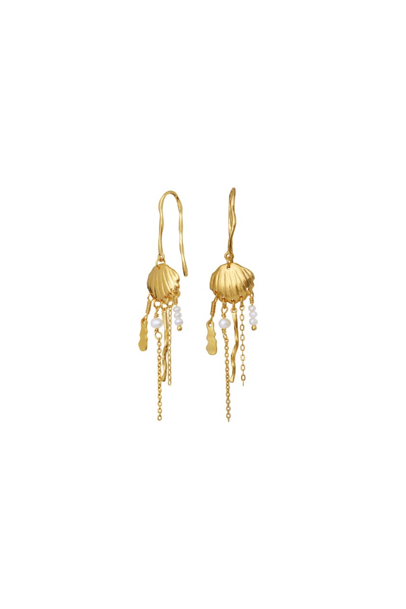 Maanesten - øreringe - Zale Earrings - Guld