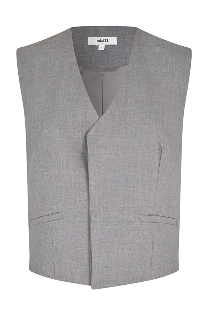 Mbym - Vest - Hettie-m - Medium Grey