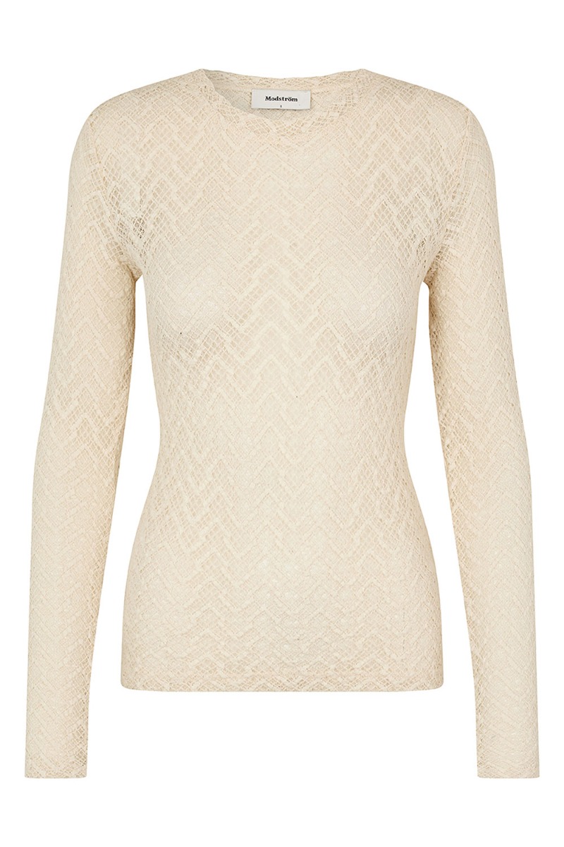 Modstr?m - Bluse - Hendrickmd Ls Top - Summer Sand