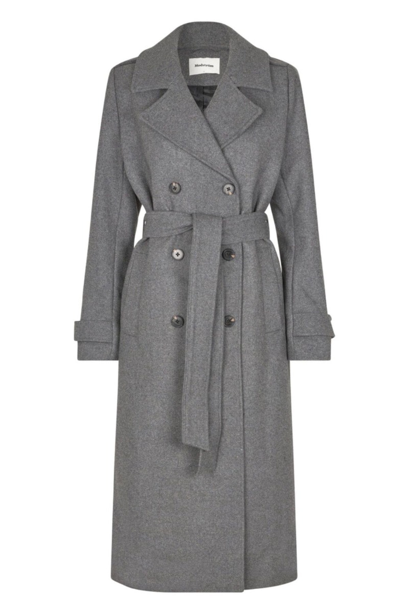 Modstr?m - Jakke - Shaymd Coat - Dark Grey Melange