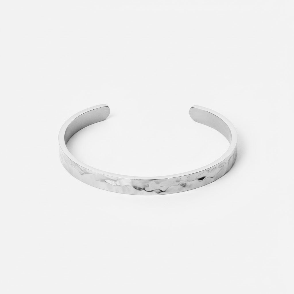 Hammered Bangle i Sølv fra Josephine Nord - Udsalg!