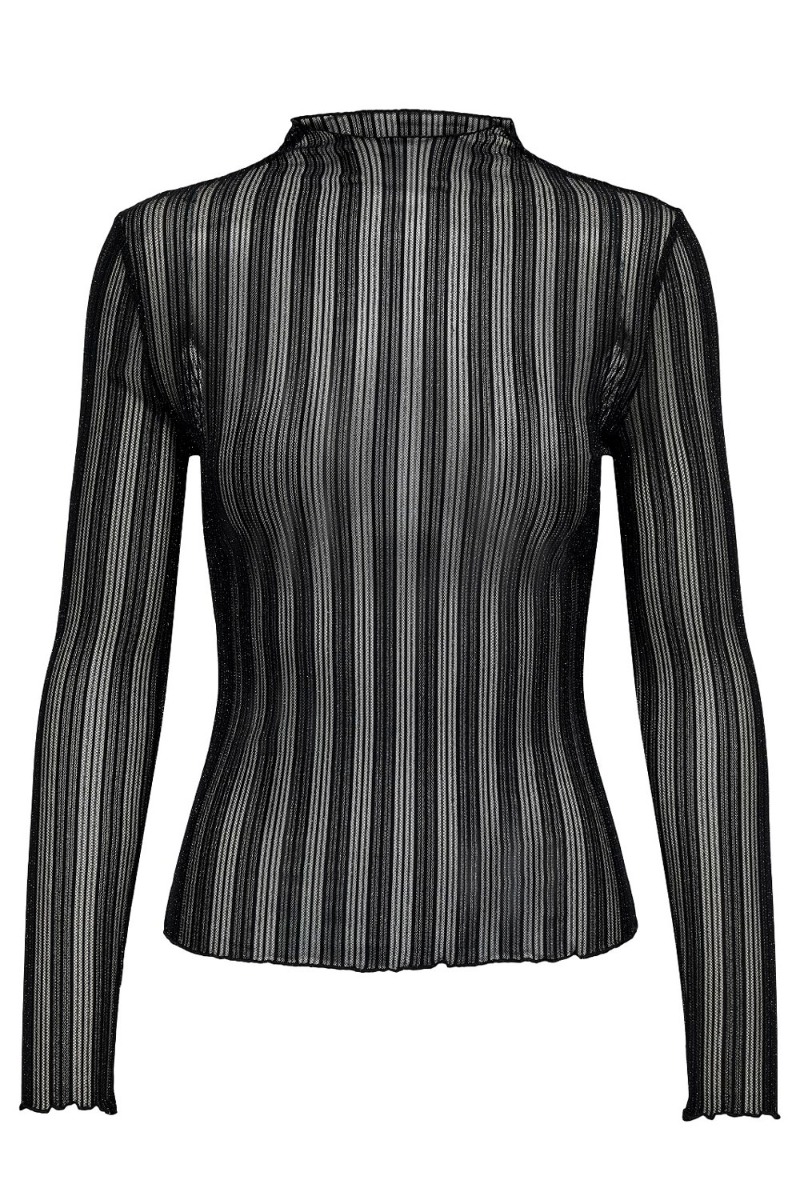 Jdy Vivy Ls Lurex Top - Elegant Bluse til Fest!