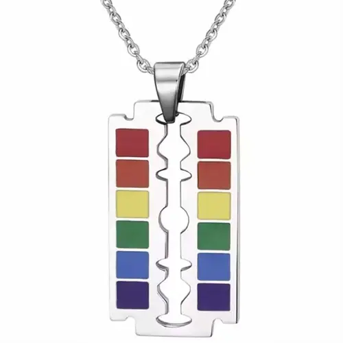 Raze Pride Regnbuesmykke til LGBT-fans - 60 cm kæde