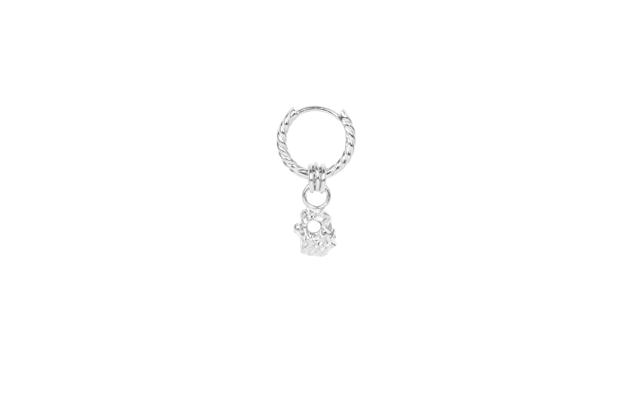 Ix Rock Earring Silver